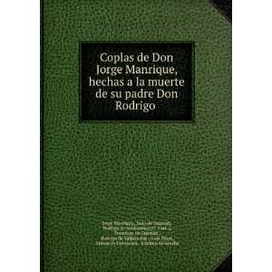   PÃ©rez, Alonso de Cervantes, Antonio de Sancha Jorge Manrique Books