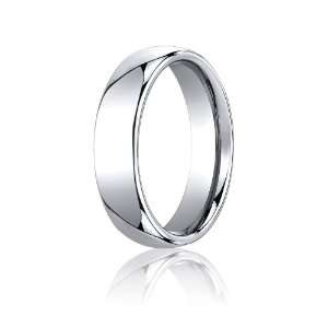   Ring Cobaltchrome 6mm Comfort Fit High Polished Design Ring Size 7.5