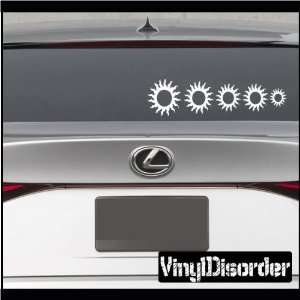 Family Decal Set Sun 01 Stick People Car or Wall Vinyl Decal Stickers