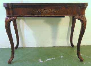 Mahogany Console, Game, Dining Table. Combination Table 1930  