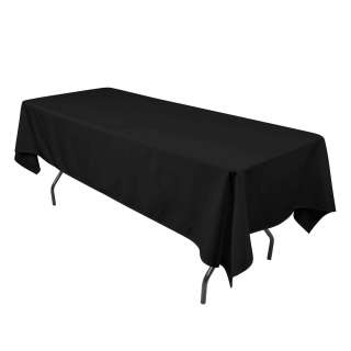 60 x 102 in. Polyester Tablecloth Wedding tradeshow Kitchen shower 