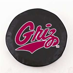  Montana Grizzlies Logo Tire Cover (Black) A H2 Z: Sports 