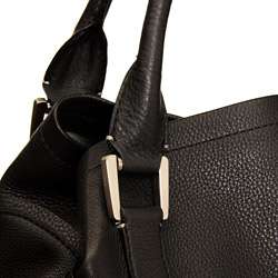 Bill Blass Abraham Soft Italian Pebble Leather Tote Bag   