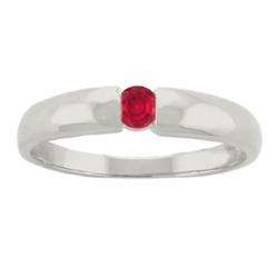 10k Gold Created Ruby July Birthstone Ring  Overstock