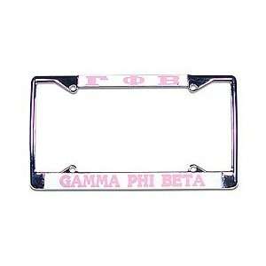  Gamma Phi Beta License Plate Frame 