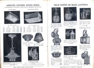1938 ART DECO LAMPS & LIGHTING PRODUCTS CATALOG BOOK  
