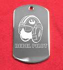 Star Wars Rebel Pilot X Wing Personalized Keychain NEW