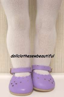 DOLL CLOTHES fit American Girl Lilac Colored Shoes WOW  
