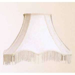    Bell Shape Shade Patterned Fabric Draped Trim