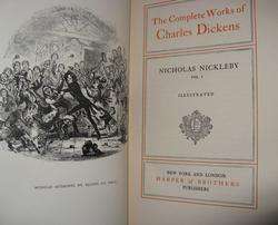CHARLES DICKENS Complete Works 30 Volume Set. GILDED  