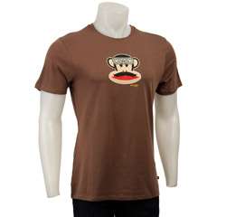 FINAL SALE Paul Frank Mens Brown Monkey T shirt  