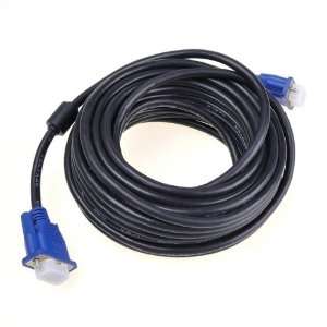  4.8ft HD 15Pin VGA HD15P M to M Blue Apater Black Cable 
