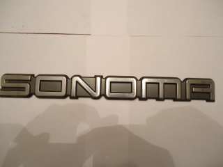 1990 s ERA GMC Sonoma Rear Emblem NICE USED SHAPE  