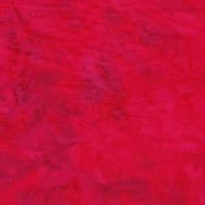  Hoffman Clownfish batik quilt fabricMarbled shades of ruby 