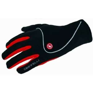 Castelli 2007/08 Slide Due Full Finger Winter Cycling Gloves   Black 