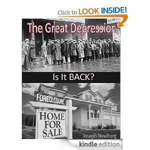 The Great Depression   Is It Back?: Joseph Newburg:  Kindle 