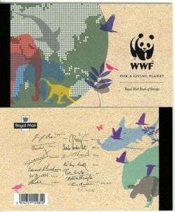 Great Britain  2011 WWF Animals Booklet MNH  