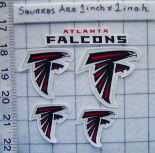 Atlanta FALCONS NFL Iron On Fabric Applique No Sew  