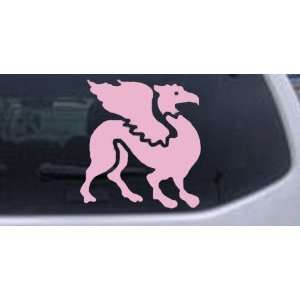  Griffen Car Window Wall Laptop Decal Sticker    Pink 8in X 