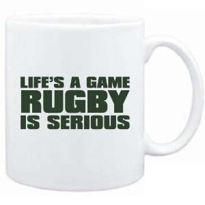  New  Life Is A Game , Rugby Is Serious   Mug Sports 