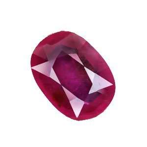  Ruby Faceted Oval Unset Loose Gemstone Oval Over 6 Carats 