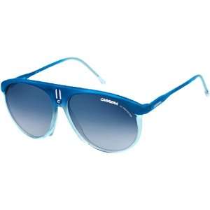 Adult Oval Modified Full Rim Lifestyle Sunglasses   Blue Aqua/Blue 