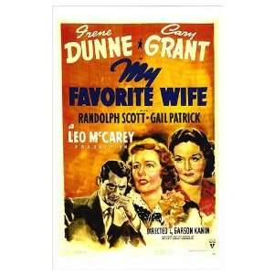  My Favorite Wife Movie Poster, 11 x 17 (1940)