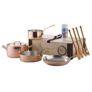  Ruffoni Opera Decor 5 Piece Copper Cookware Set Kitchen 