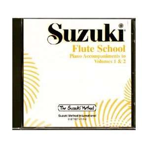  Suzuki Flute CD Piano Ac Vols.3 5 with Flute Pt. Musical 