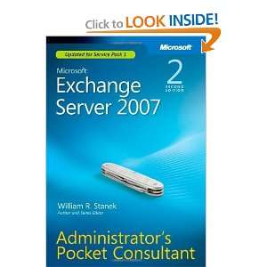 Microsoft® Exchange Server 2007 Administrators Pocket Con and 
