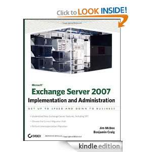 Microsoft Exchange Server 2007 Implementation and Administration Jim 