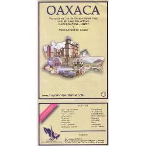  Oaxaca State & Oaxaca City Map (9789709811186) Ediciones 