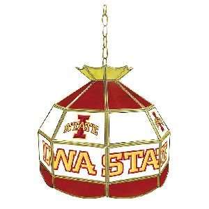 IOWA STATE UNIVERSITY STAINED GLASS TIFFANY LAMP   16 INCH  NEW: Home 