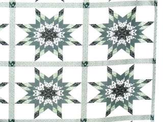 Star Last Pillow Panel Fabric Green 4 Quilt,Sew,Craft  