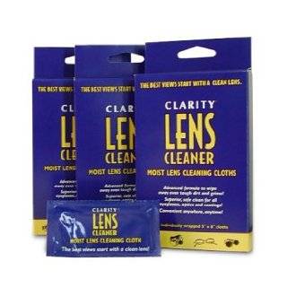 Clarity® Lens Cleaner Moist Lens Cleaning Cloths by Clarity