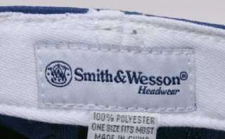 Smith & Wesson Hat Cap Blue Logo NWT  