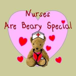  Nurses are BEARY Special Teddy Bear Gifts Buttons Toys 