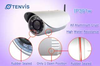 Tenvis Outdoor Wireless IP CCTV Security Waterproof Camera 18 LED 
