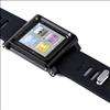 Cool! Black Aluminum Bracelet Watch Band For iPod nano 6g  