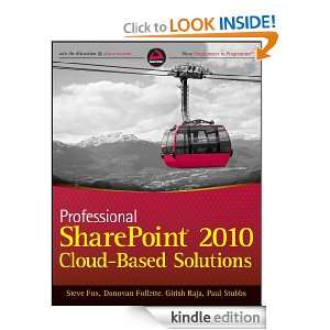 Professional SharePoint 2010 Cloud Based Solutions (Wrox Programmer to 