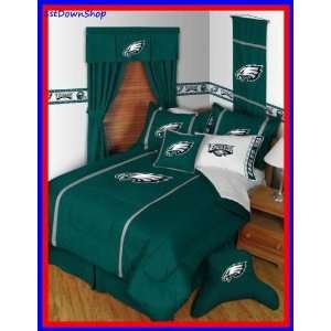 Philadelphia Eagles 4Pc MVP Twin Comforter/Sheets Bed Set:  
