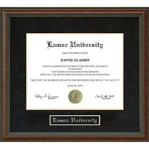  Lamar University Diploma Frame: Sports & Outdoors
