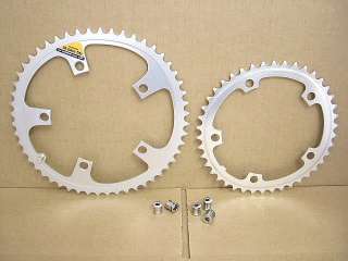 NOS Shimano Biopace SG Chainrings (52x42 w/130 mm BCD)  