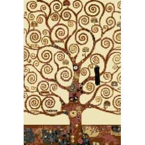  Tree of Life By Klimt Counted Cross Stitch Kit: Everything 