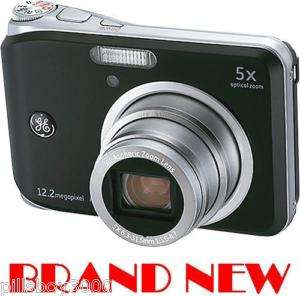 GE A1250 12.2MP 5x Optical Digital Camera Black New 810027012371 