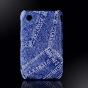  Jeans Blue Denim protective case cover for Blackberry 