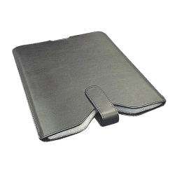 SKQUE Black Leather iPad Sleeve Case  
