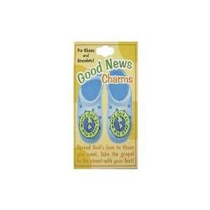  God So Loved The World Good News Shoe Charms Pack of 12 
