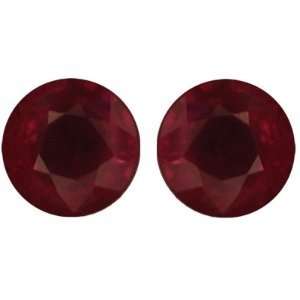  1.81 Carat Loose Rubies Round Cut Pair Jewelry