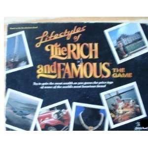  Lifestyles of the Rich and Famous 1987 Board Game Toys 